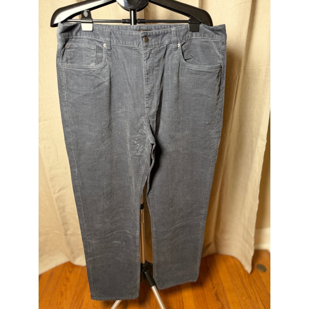 Quince Organic Stretch Corduroy 5 Pocket Pants Men's 38x32 Dark Coal NWOT